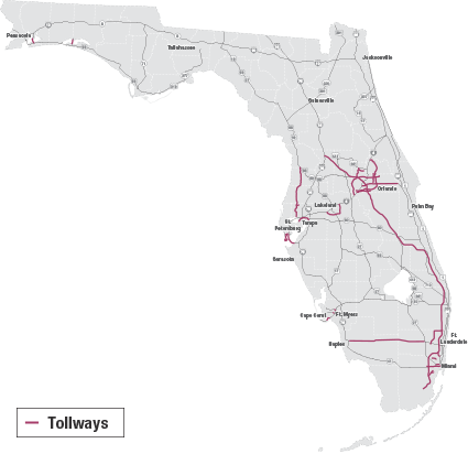 Florida Tollways Map